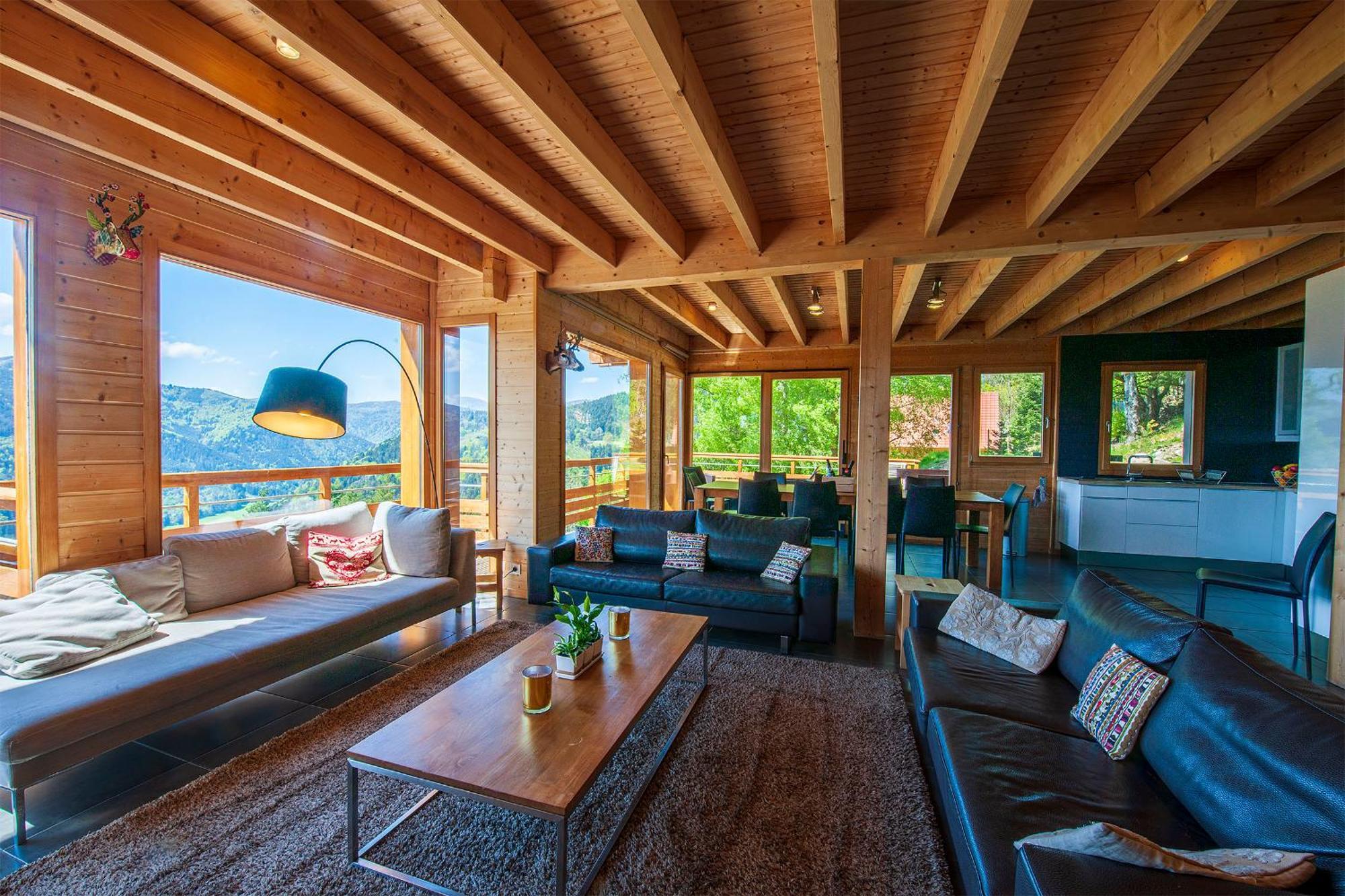 INUï, GRAND CHALET DE LUXE NEUF, SAUNA, SPA, classé 5 étoiles Metzeral Extérieur photo